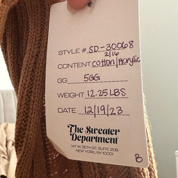 Rib Knit Long Sleeve Knee Length Body Con Dress - Picture 13 of 13